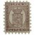 Malli 1866 ruskea / hailakanlila paperi postimerkki 0
