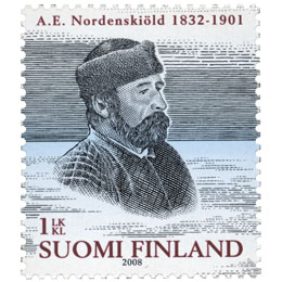 Adolf Erik Nordenskiöld  postimerkki 1 luokka