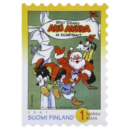 Aku Ankka - Aku Ankka ja kumppanit n:o 1/1951  postimerkki 1 luokka