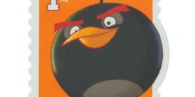 Angry Birds - Musta lintu  postimerkki 1 luokka