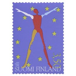 EU-puheenjohtajuus  postimerkki 3