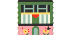 Eläinten kaupunki - Linnut  postimerkki 1 luokka