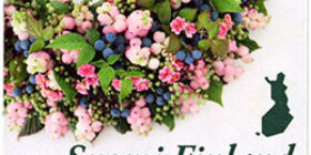 Floraalista taidetta - Kranssi  postimerkki kotimaa ikimerkki