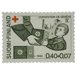 Geneven sopimus 100 vuotta oliivinvihreä postimerkki 0