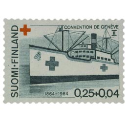 Geneven sopimus 100 vuotta vihreä postimerkki 0