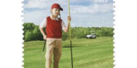 Golf - Tyttö  postimerkki 0