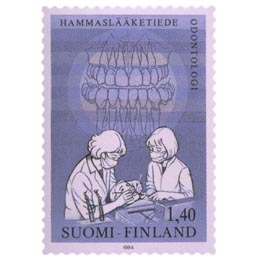 Hammaslääketiede  postimerkki 1