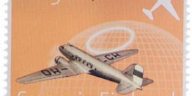Ilmailu - Douglas DC-3  postimerkki 0