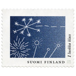 Ilotulitus  postimerkki 1 luokka