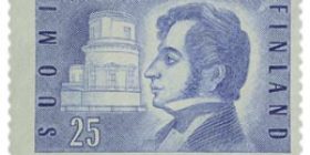 J.J. Nervanderin syntymästä 150 vuotta sininen postimerkki 25 markka