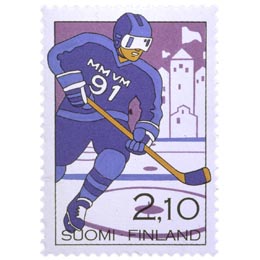 Jääkiekon MM-kisat  postimerkki 2