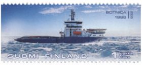 Jäänmurtajia - Botnica  postimerkki 1 luokka