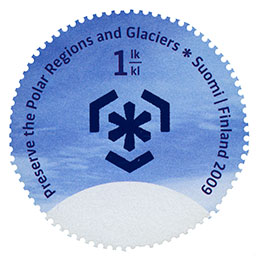 Jäätiköt sulavat - Taivas  postimerkki 1 luokka