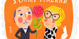 Jaettu ilo - Rakkaudentunnustus  postimerkki kotimaa ikimerkki