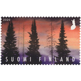 Janne Laine - Iltarusko  postimerkki kotimaa ikimerkki