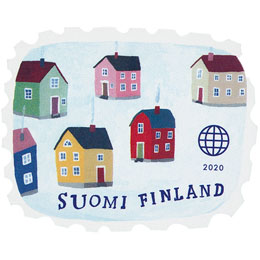 Joulu 2020 - Tervetuloa kylään! postimerkki ulkomaat ikimerkki