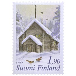 Joulu maaseudulla  postimerkki 1