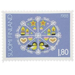 Joulukoristeet  postimerkki 1