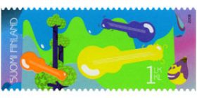 Juhlitaan - Kitara  postimerkki 1 luokka