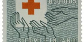 Kansainvälinen Punainen Risti 100 vuotta vihreä postimerkki 0