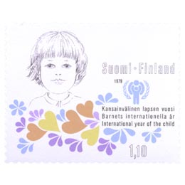 Kansainvälinen lapsen vuosi  postimerkki 1