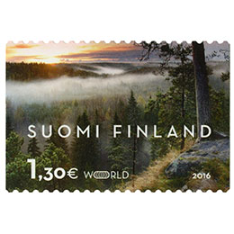 Käyntikortti Suomesta - Nuuksion kansallispuisto  postimerkki 1