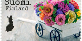 Kerro kukkasin - Kukkakimppu  postimerkki kotimaa ikimerkki