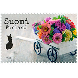 Kerro kukkasin - Kukkakimppu  postimerkki kotimaa ikimerkki