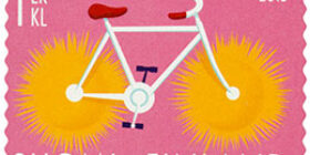 Kesäfiilis - Pyöräily  postimerkki 1 luokka