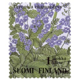 Ketokukkia - Nurmitädyke  postimerkki 1 luokka