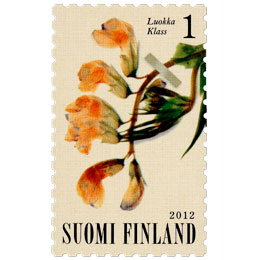 Kevät kukkii - Kevätlinnunherne  postimerkki 1 luokka