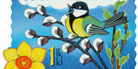 Kevätviserrys postimerkki 1 luokka