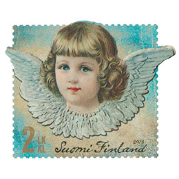 Kiiltokuvaenkeli  postimerkki 2 luokka