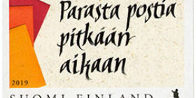 Kirje koskettaa - Parasta postia  postimerkki kotimaa ikimerkki