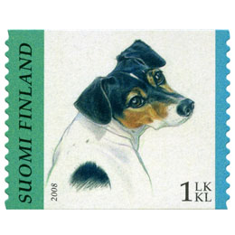 Koiria - Jackrusselinterrieri  postimerkki 1 luokka