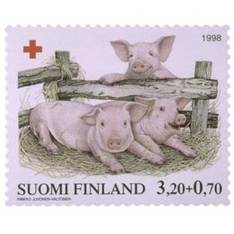Kotieläimet -Pikkupossut  postimerkki 3