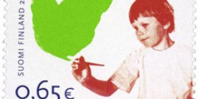 Lapsen oikeudet / Sydän  postimerkki 0