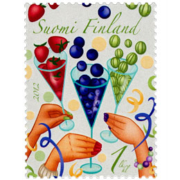 Lentosuukkoja - Juhlat  postimerkki 1 luokka