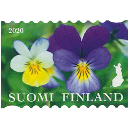 Luonnonkukkia - Keto-orvokki  postimerkki kotimaa ikimerkki