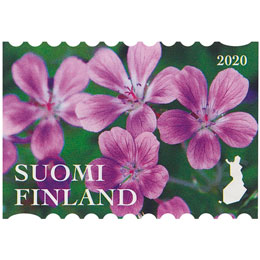 Luonnonkukkia - Metsäkurjenpolvi postimerkki kotimaa ikimerkki