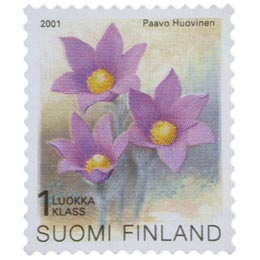 Maakuntakukat - Hämeenkylmäkukka  postimerkki 1 luokka
