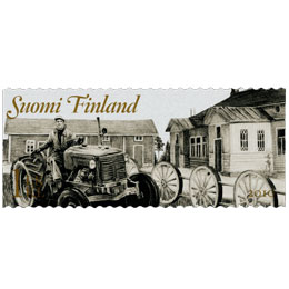Maalaisromantiikkaa - Maatila  postimerkki 1 luokka