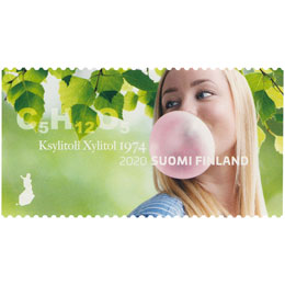 Made in Finland - Ksylitoli postimerkki kotimaa ikimerkki