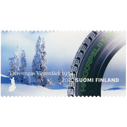 Made in Finland - Talvirengas  postimerkki kotimaa ikimerkki