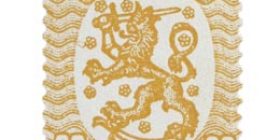 Malli 1917 Saarinen keltainen postimerkki 0