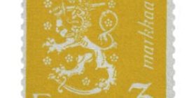 Malli 1930 Leijona keltainen postimerkki 3 markka