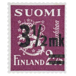 Malli 1930 Leijona lila postimerkki 3
