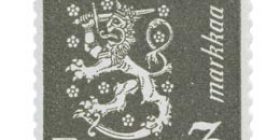 Malli 1930 Leijona oliivinvihreä postimerkki 3 markka
