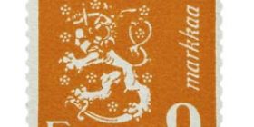 Malli 1930 Leijona oranssi postimerkki 9 markka