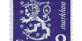 Malli 1930 Leijona sininen postimerkki 2
